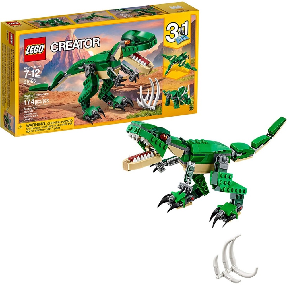 LEGO Creator Green and Tan Dinosaur Set